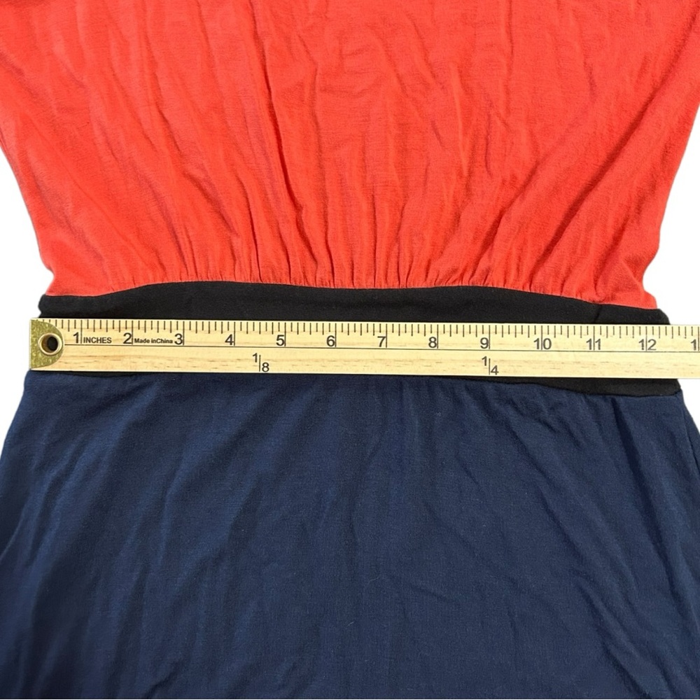 Michael Stars‎ Women’s Racer Back Tank Color Block Dress   Sz S - Picture 4 of 6